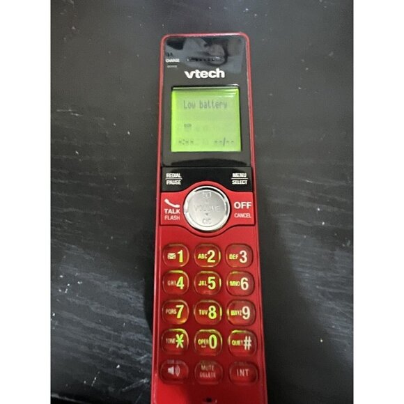 Vtech Cordless Phone System With Caller ID / Call Waiting Model CS6919-16 Red #2 - Picture 4 of 8